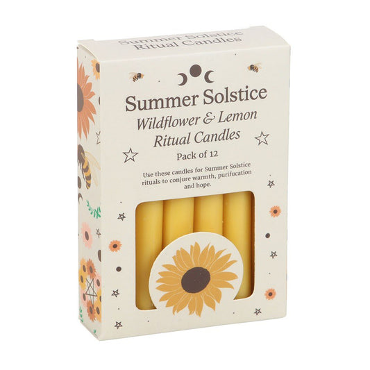 Summer Solstice Ritual Candles - The Crescent Moon
