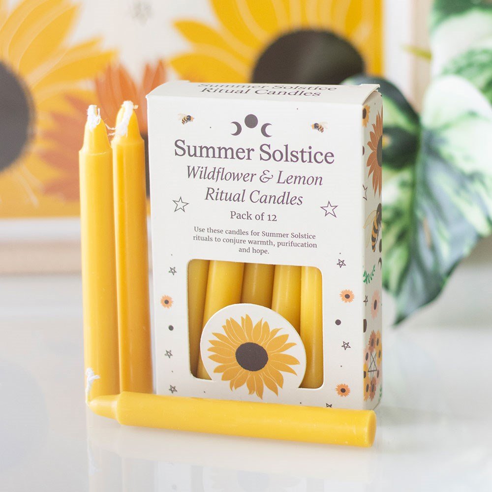 Summer Solstice Ritual Candles - The Crescent Moon