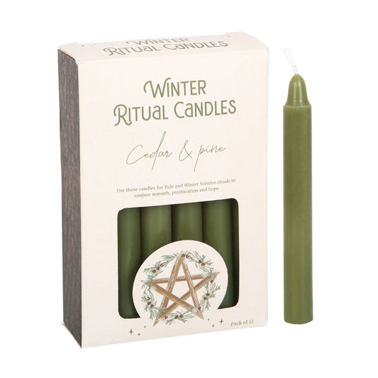 Winter Ritual Candles - The Crescent Moon