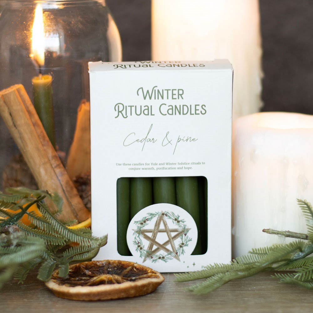 Winter Ritual Candles - The Crescent Moon