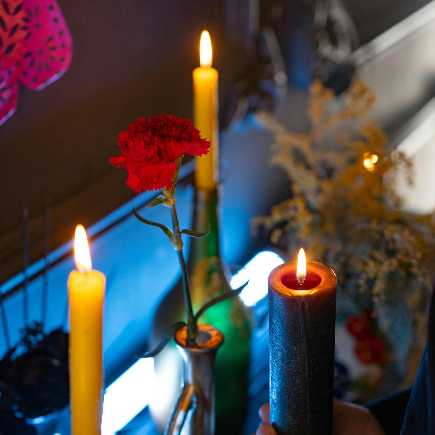 yellow spell candles