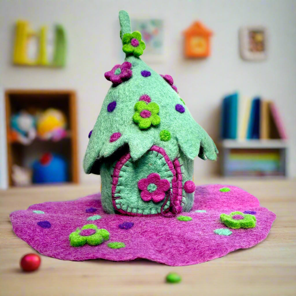 Felt Fairy Houses - The Crescent Moon 