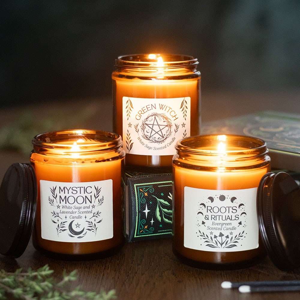 Ceremonial Candles, Spell candles and natural soy candles - The Crescent Moon