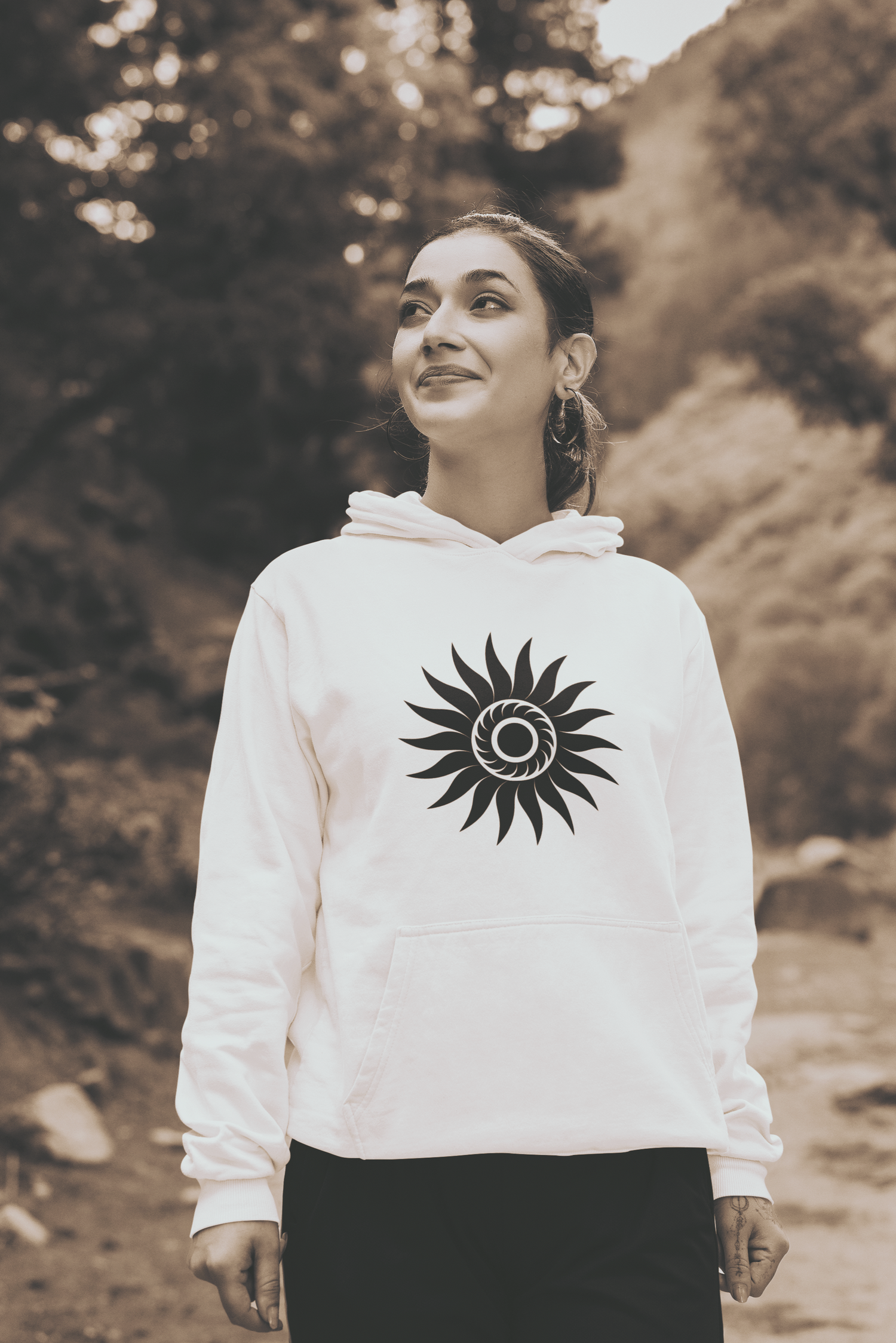 Funky printed hoodies - The Crescent Moon