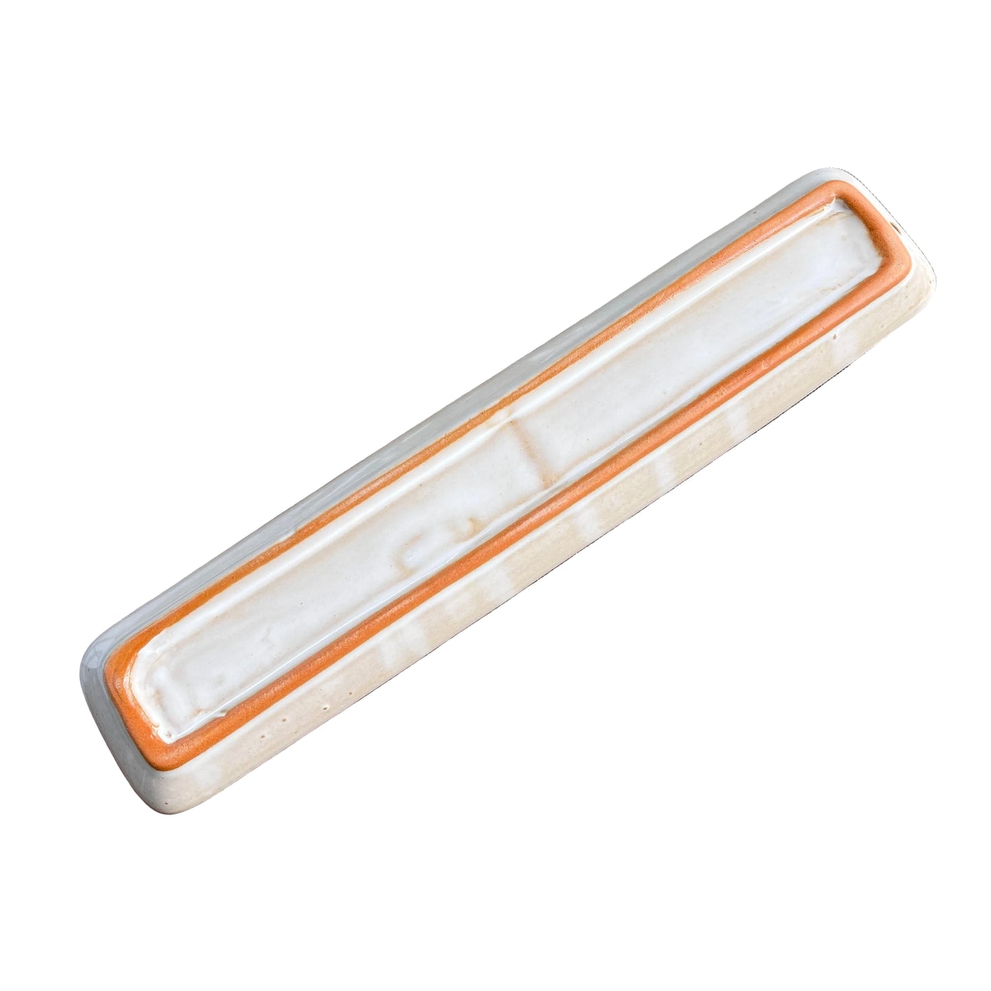 ceramic incense holder under view