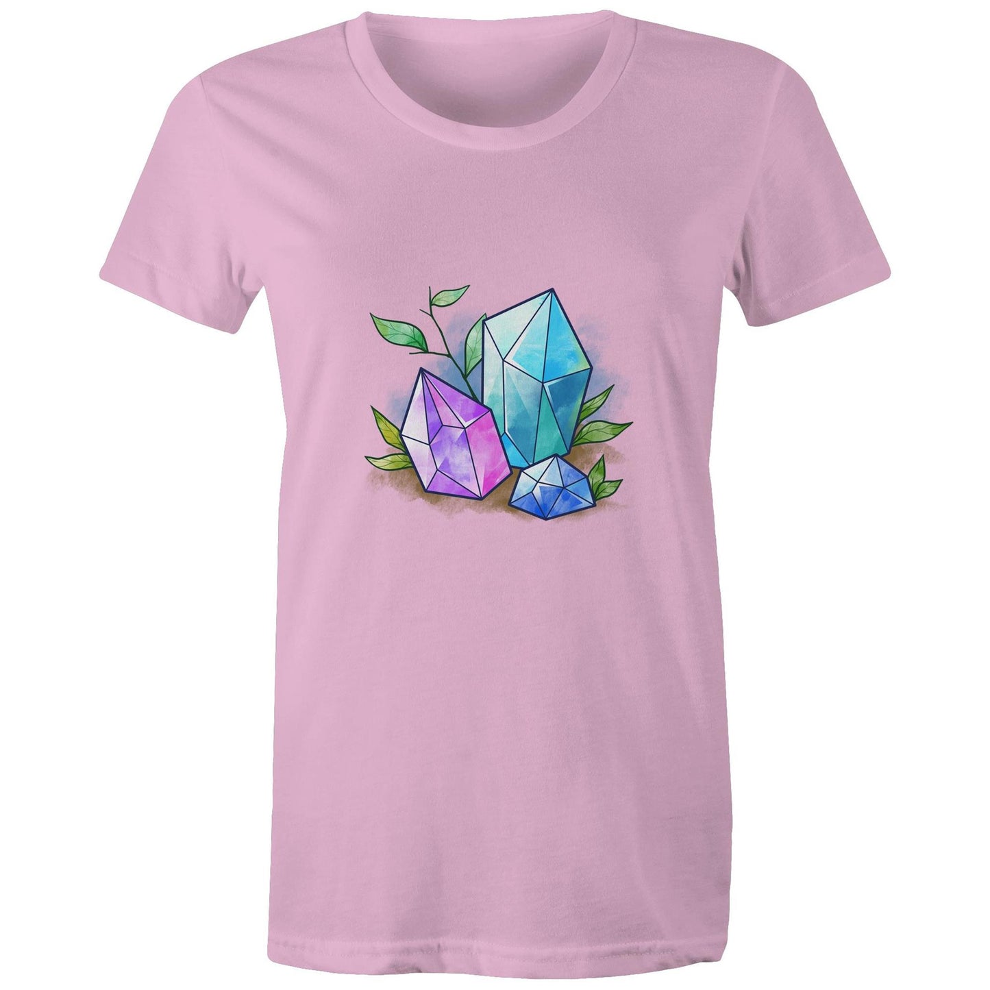 Women's Earthfolk T shirt - Water Crystals