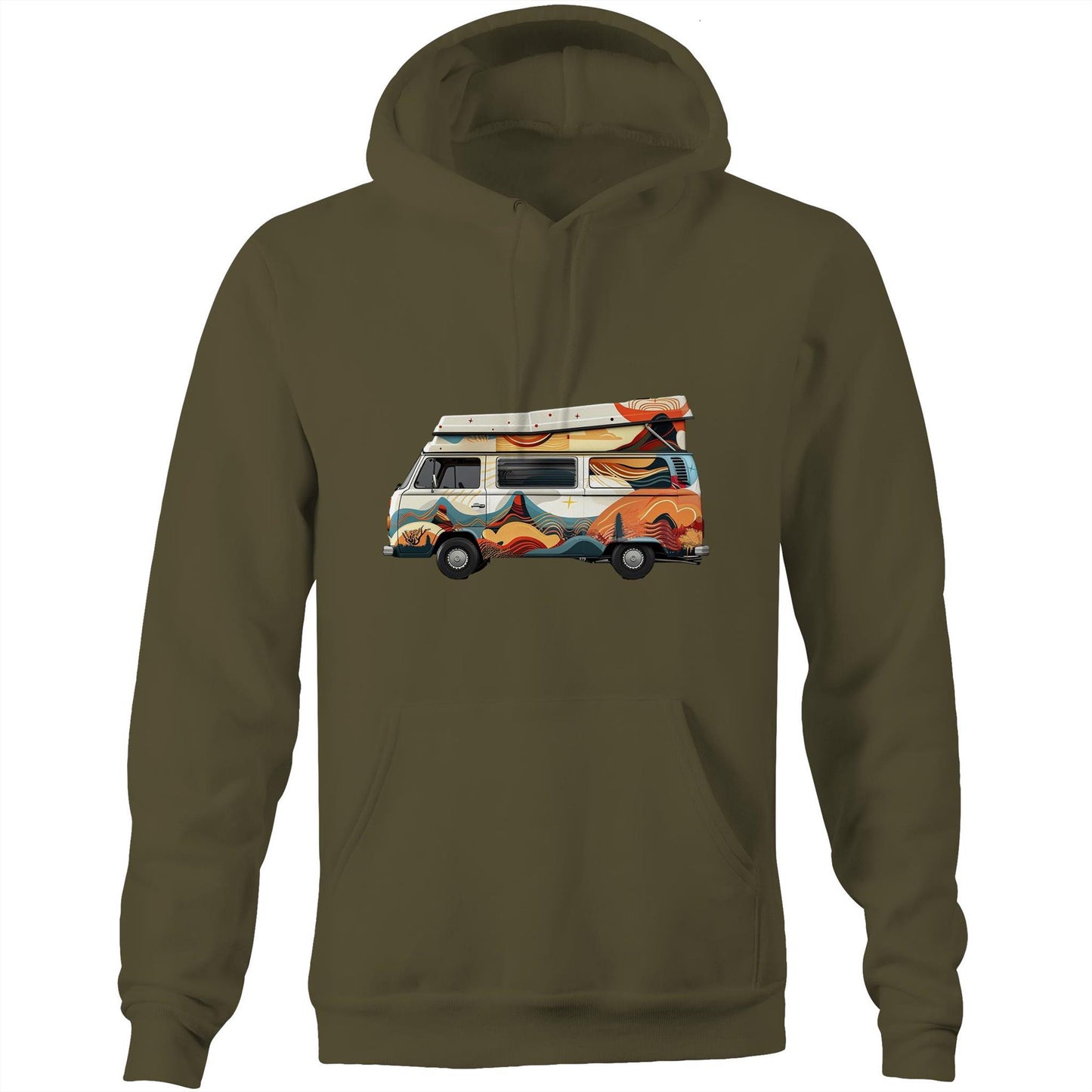 Unisex Earthfolk Hoodie - Kombi Kool - The Crescent Moon