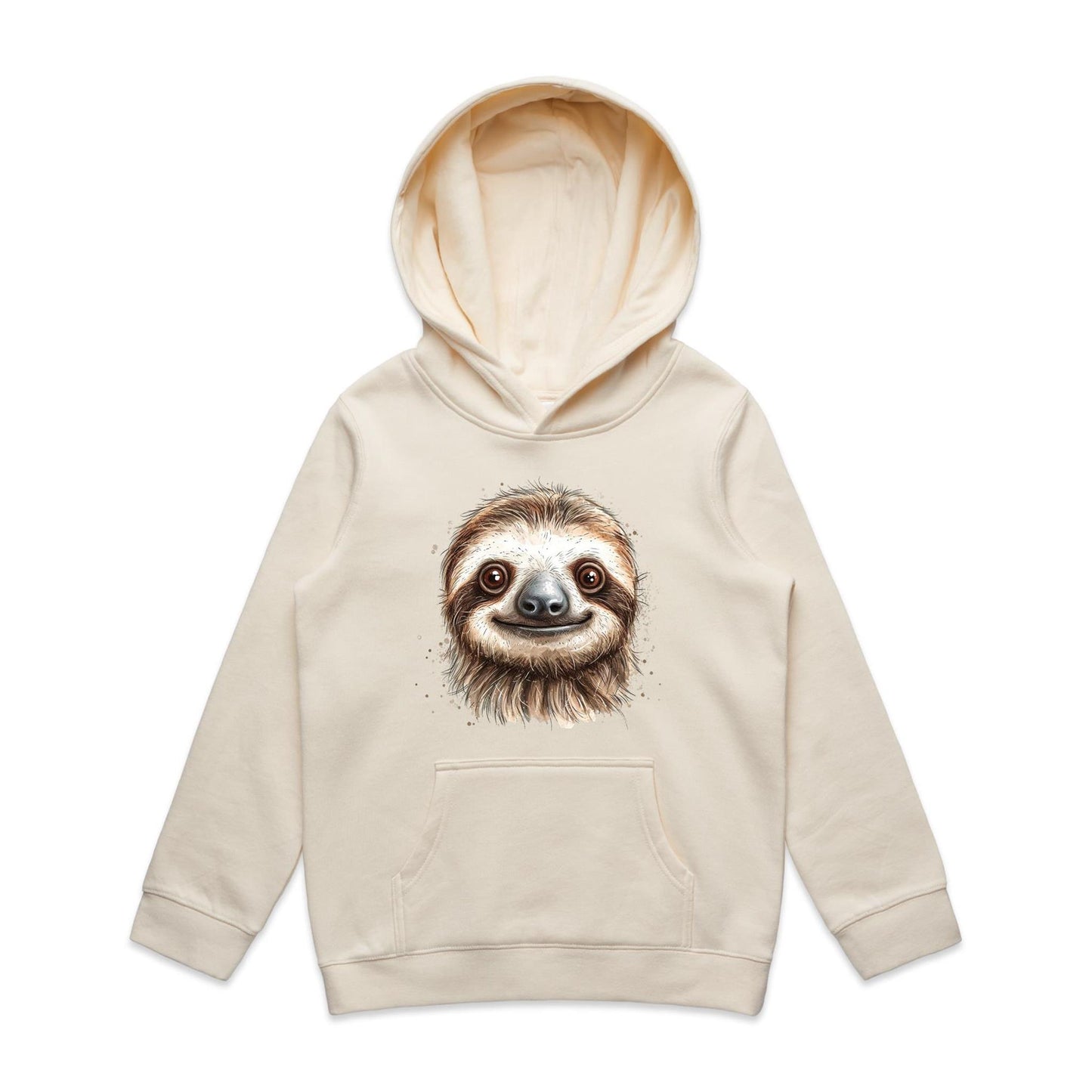 Kids Earthfolk Hoodie - Sloth - The Crescent Moon