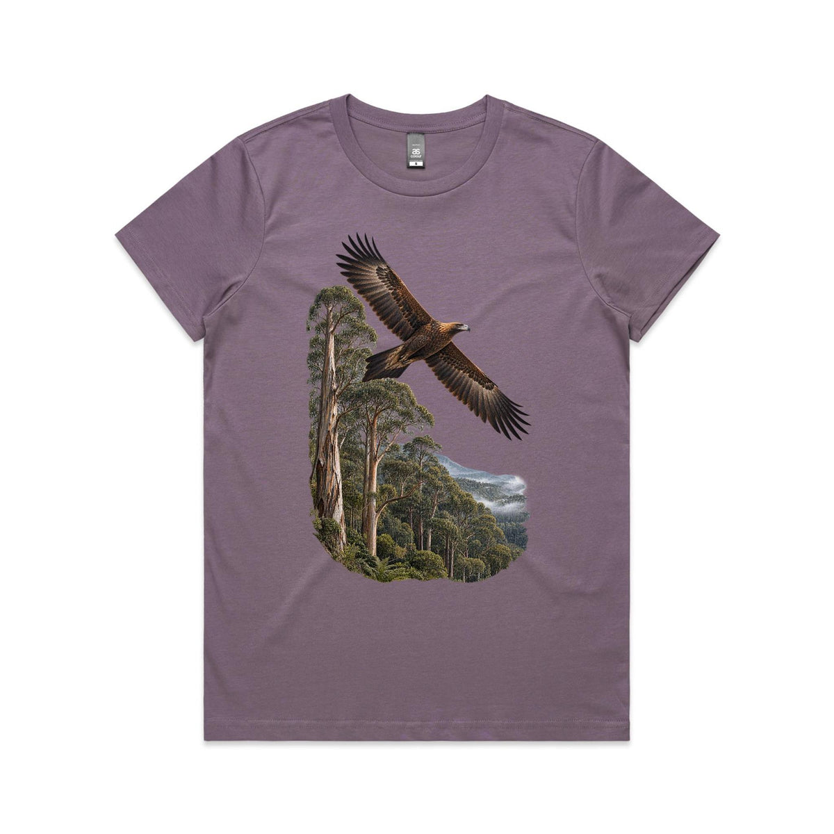 Women's Wedge Tail Eagle Graphic Printed T-shirt
