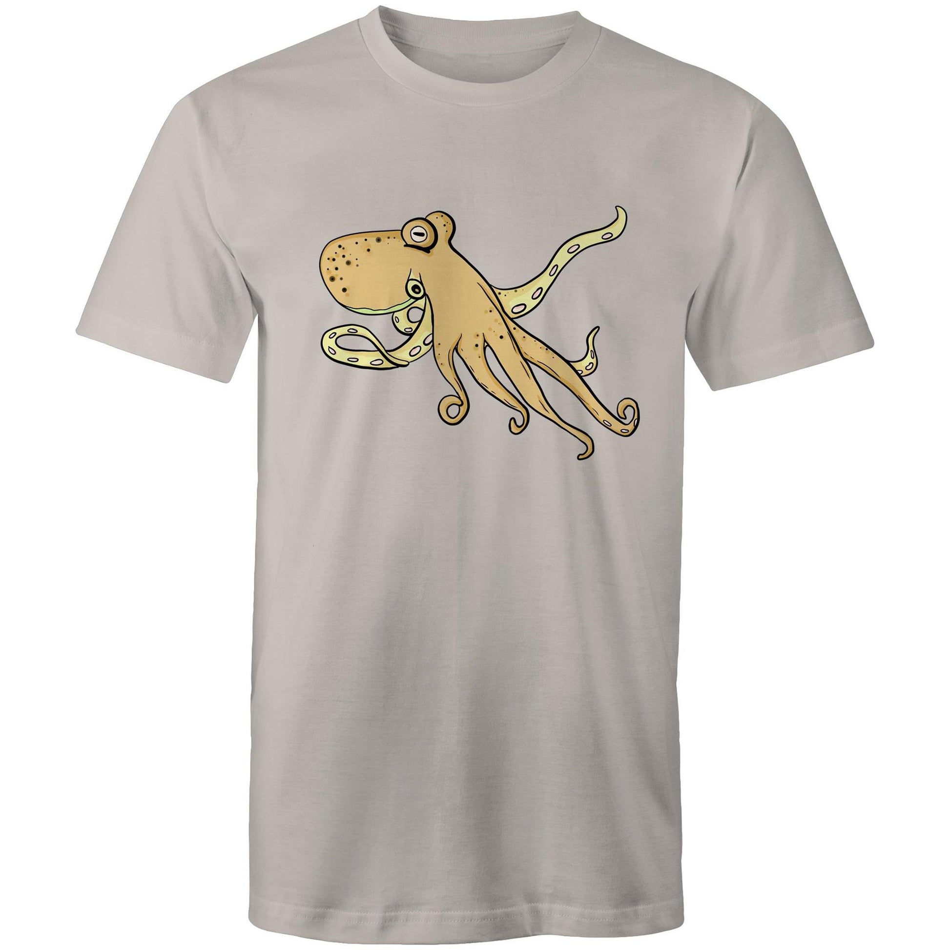 Men's Earthfolk Octopus Printed T shirt - The Crescent Moon