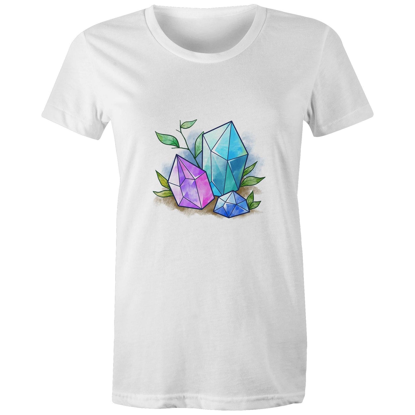 Women's Earthfolk T shirt - Water Crystals
