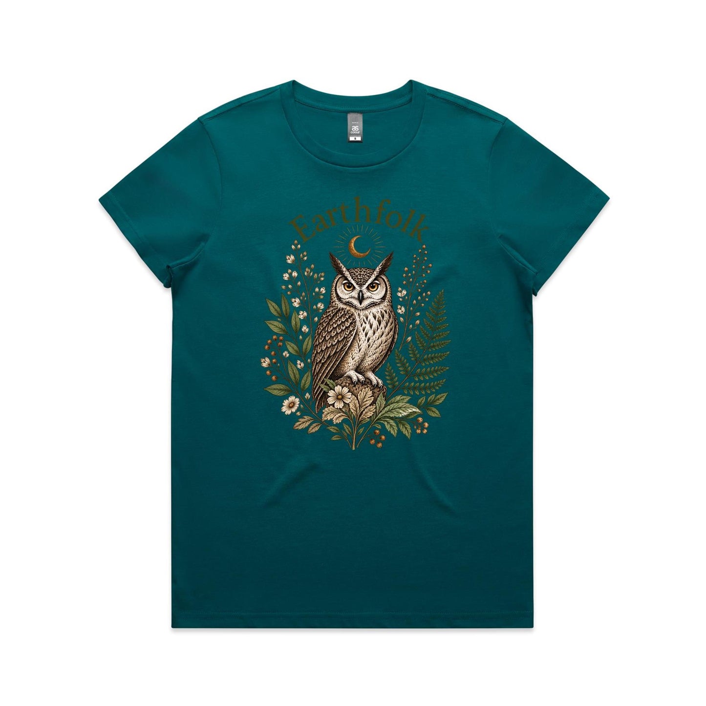 Womens Owl Graphic T-Shirt - Earthfolk t-shirts