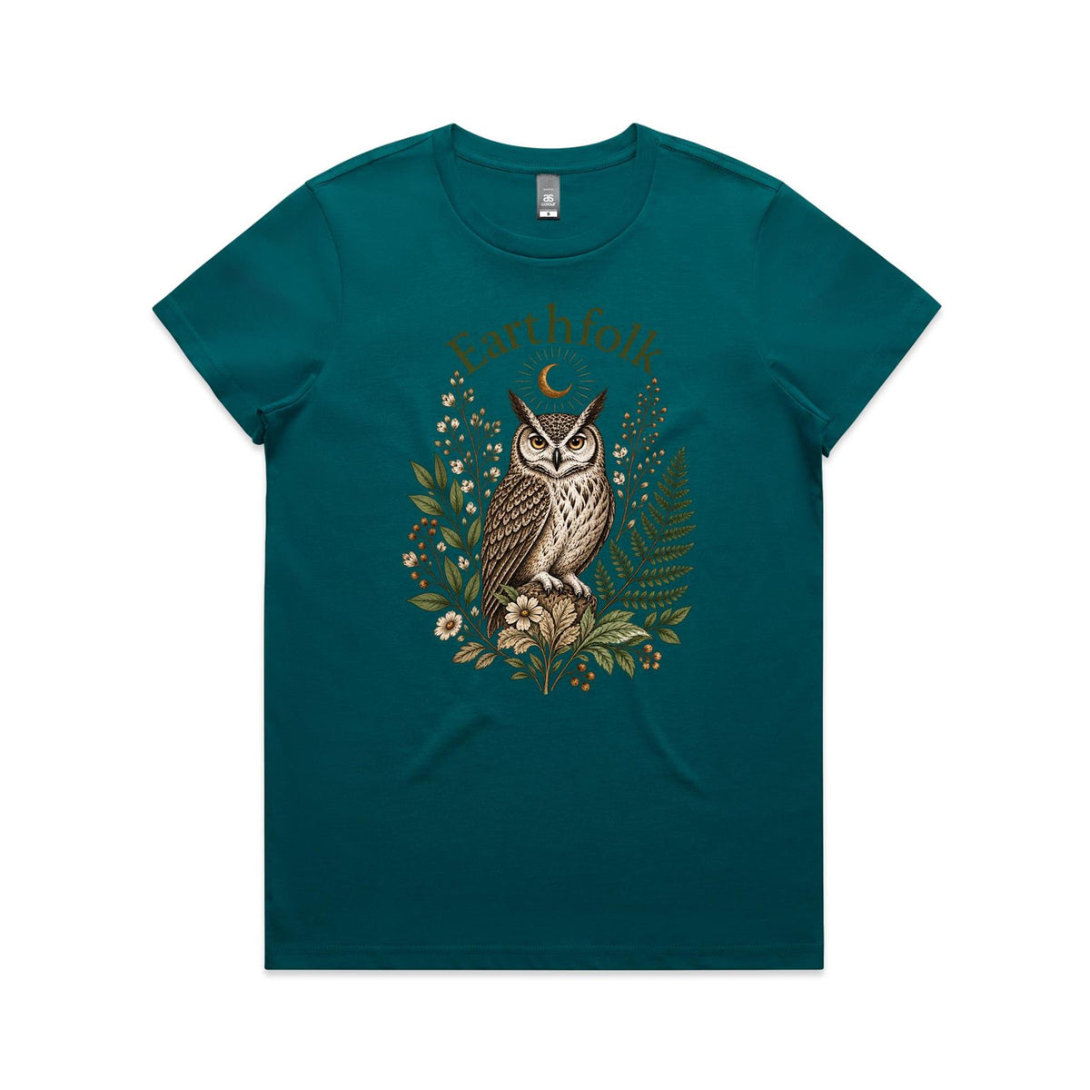 Womens Owl Graphic T-Shirt - Earthfolk t-shirts