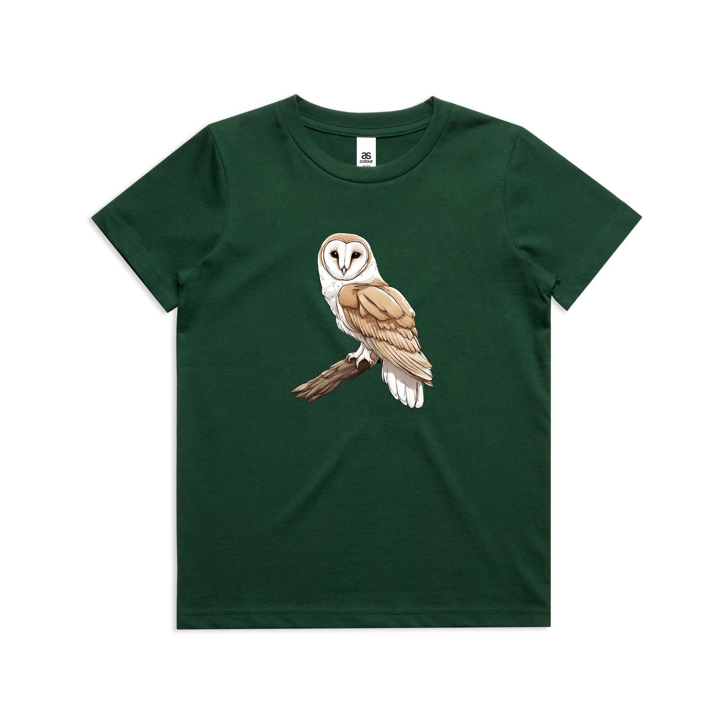Kid's Earthfolk T-shirt - Barn Owl
