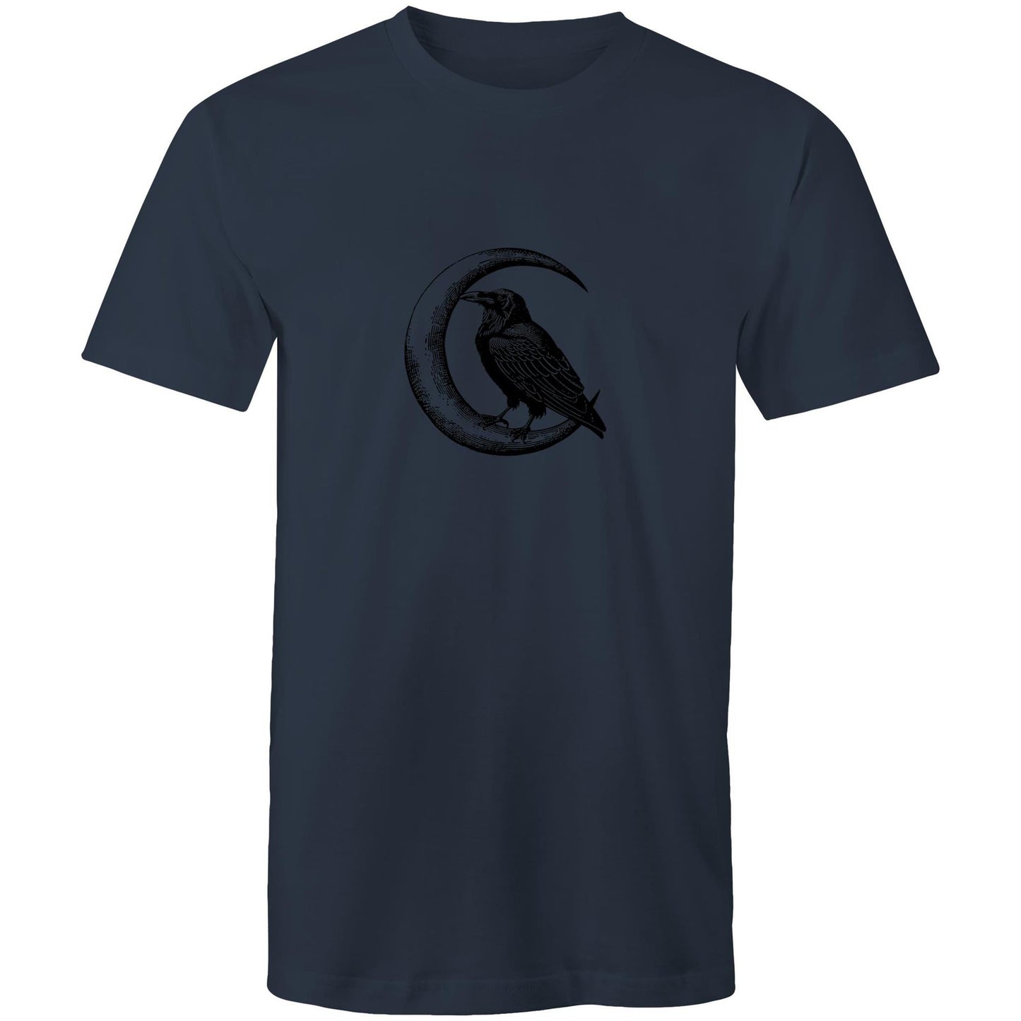 Men's Earthfolk Printed T shirt - Crow and Moon