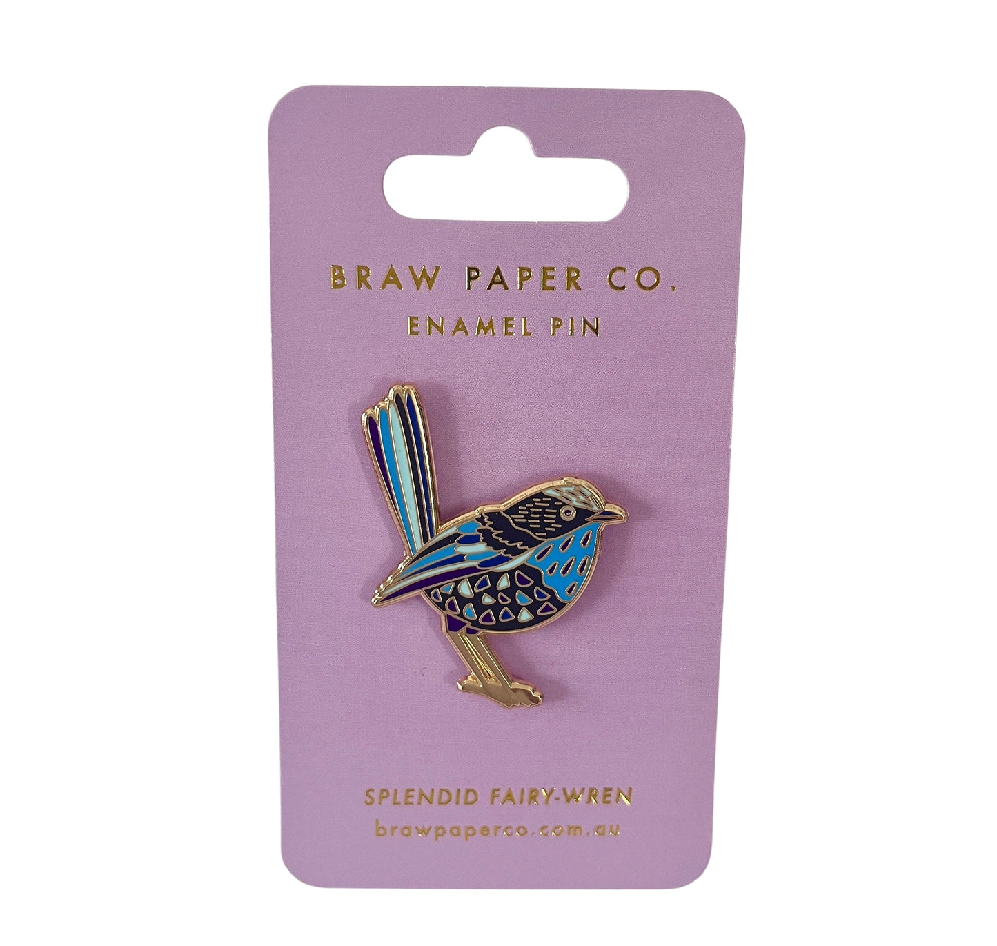 Splendid Fairy Wren Enamel Pin