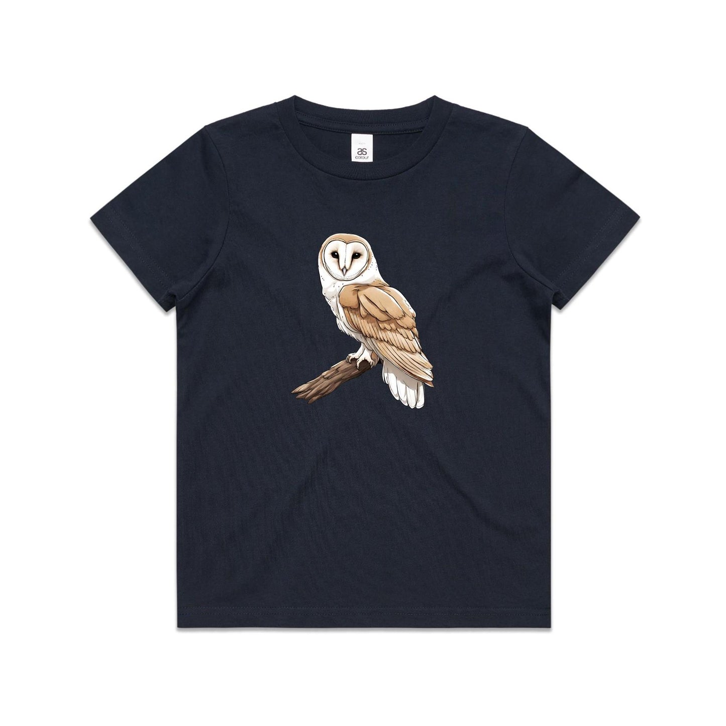 Kid's Earthfolk T-shirt - Barn Owl