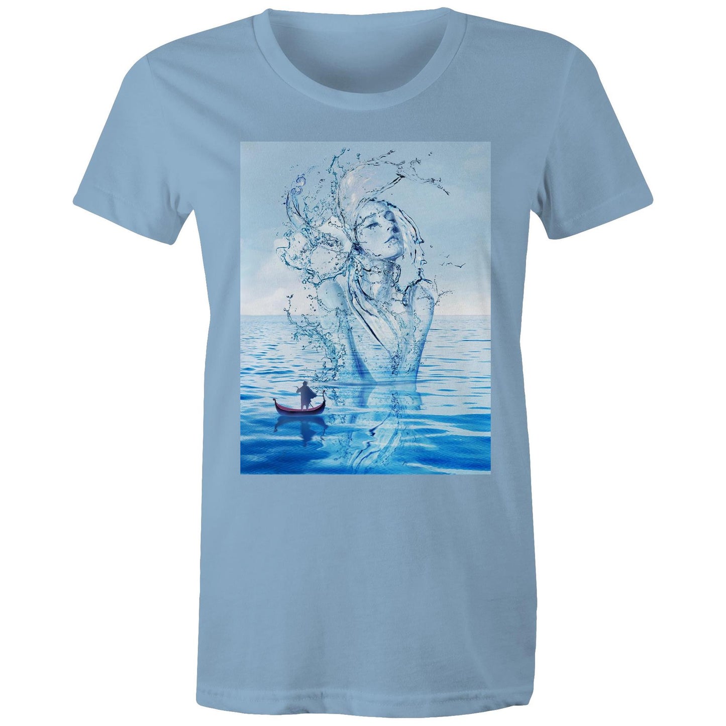 Women'S Earthfolk Printed T shirt - Ocean Spirit