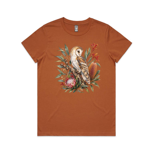 Women's Owl Botanical T-shirt