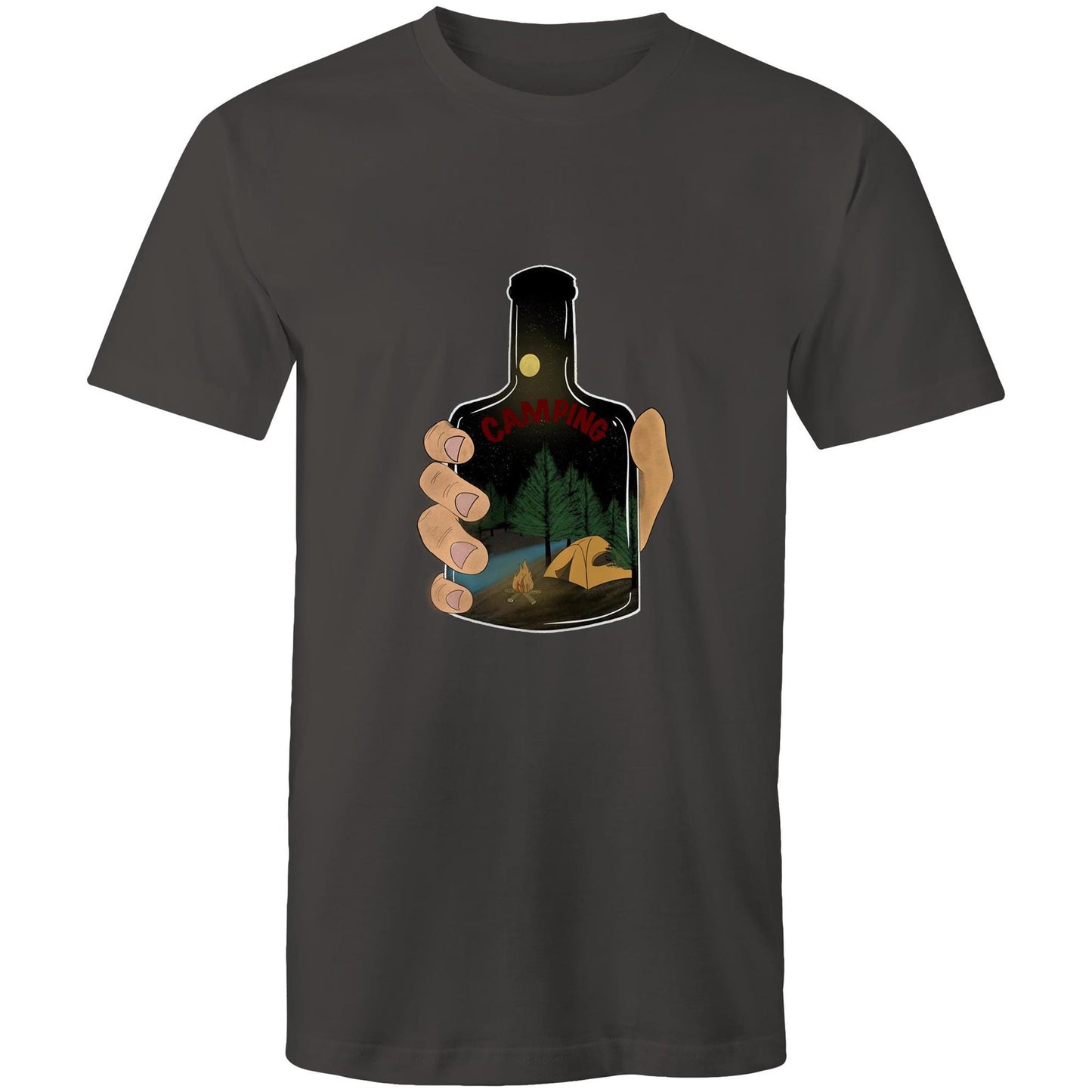 Men's Camping Graphic T-Shirt | Camping Essence Print Tee