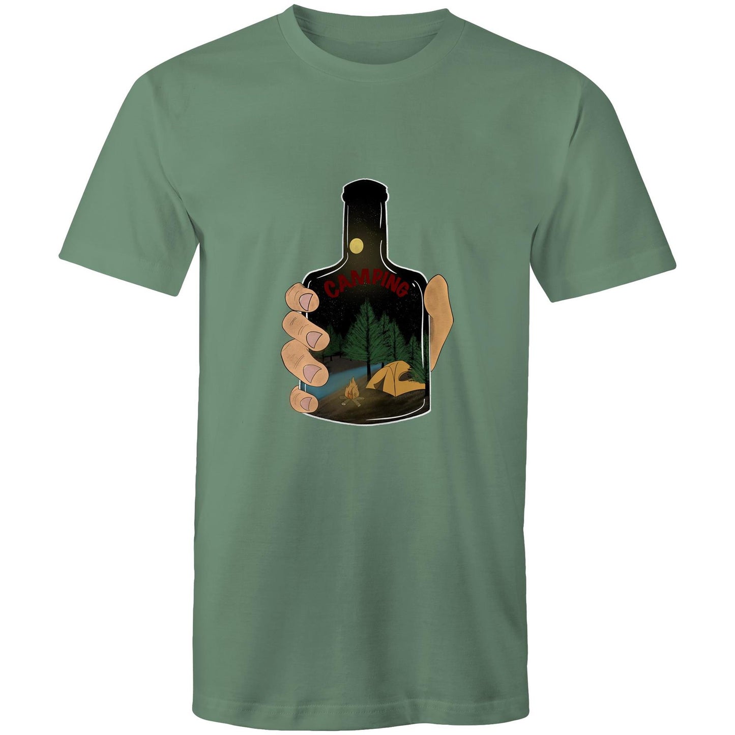 Men's Camping Graphic T-Shirt | Camping Essence Print Tee