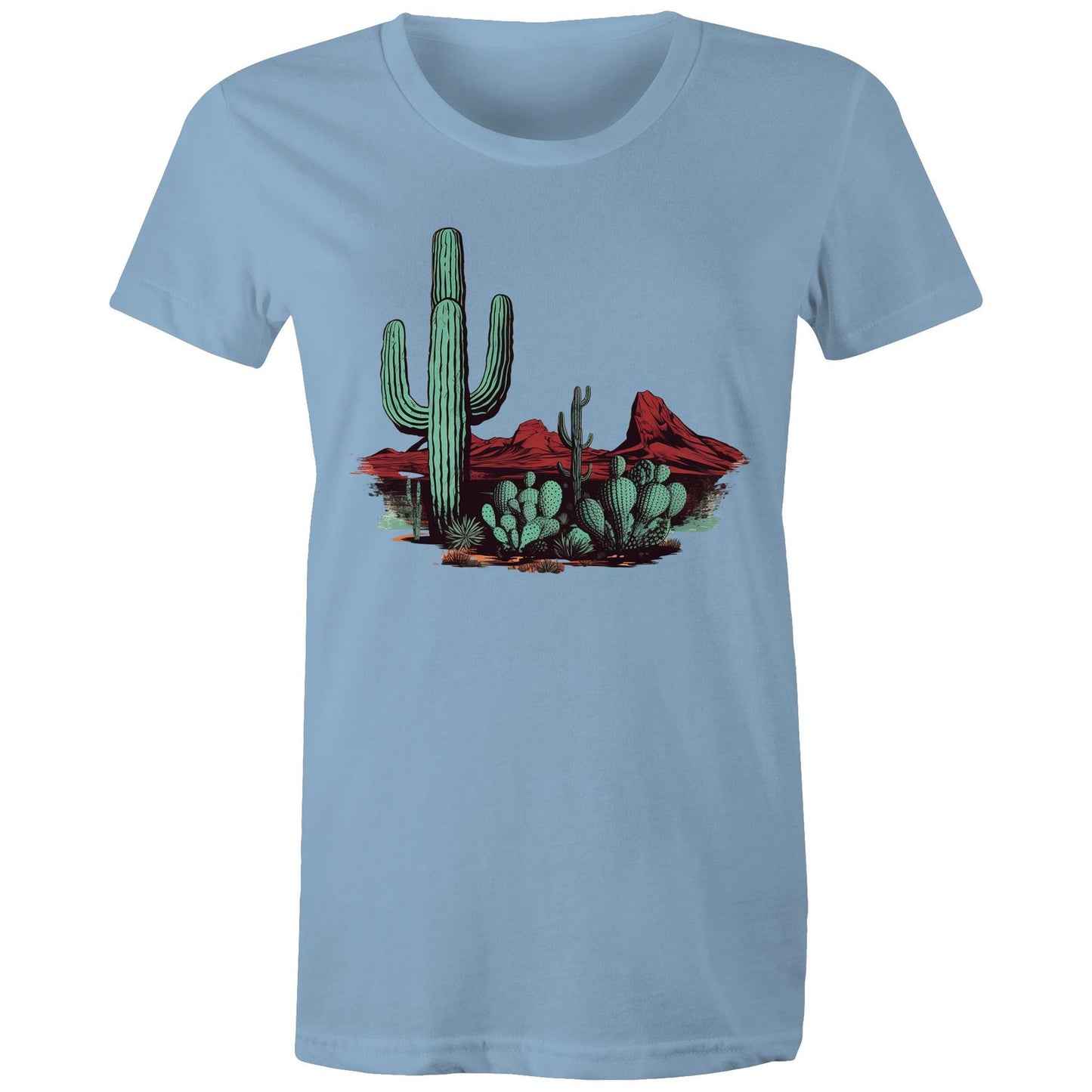 Women's Earthfolk T shirt - Cactus Desert