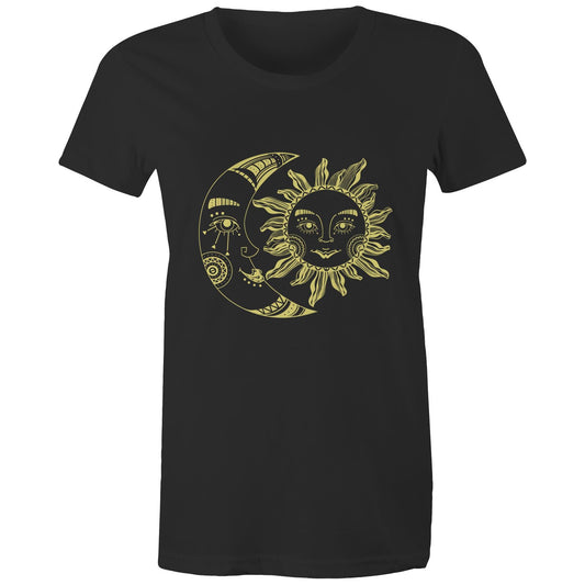 Women's Earthfolk T-shirt - Mellow yellow - The Crescent Moon