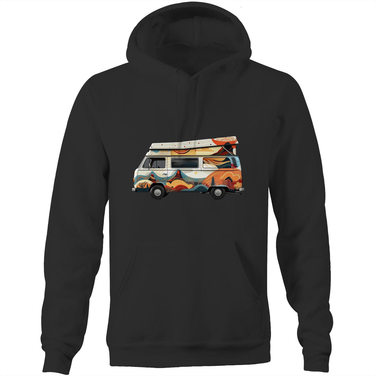 Unisex Earthfolk Hoodie - Kombi Kool - The Crescent Moon