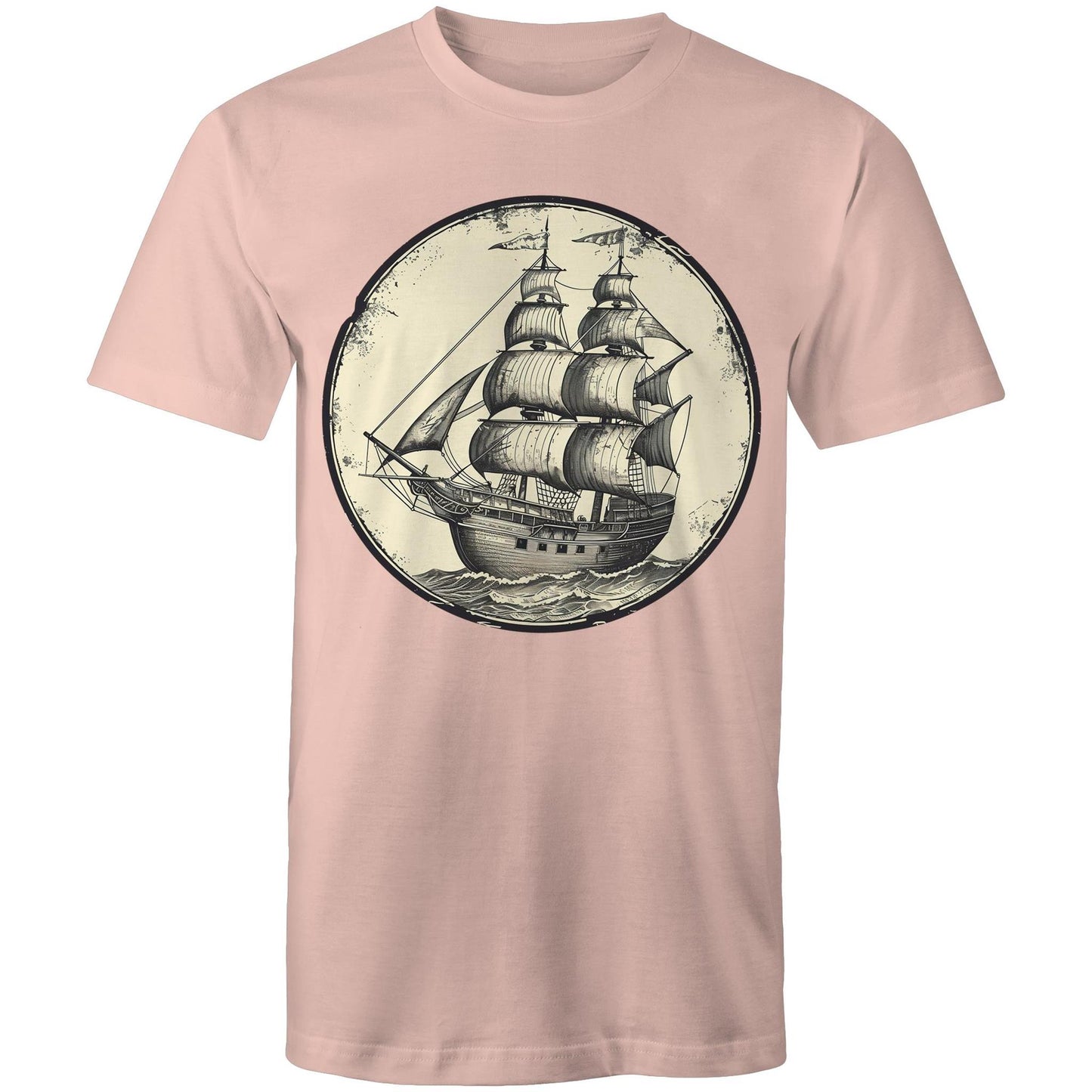 Men's Earthfolk Printed T shirt - Tall Ship