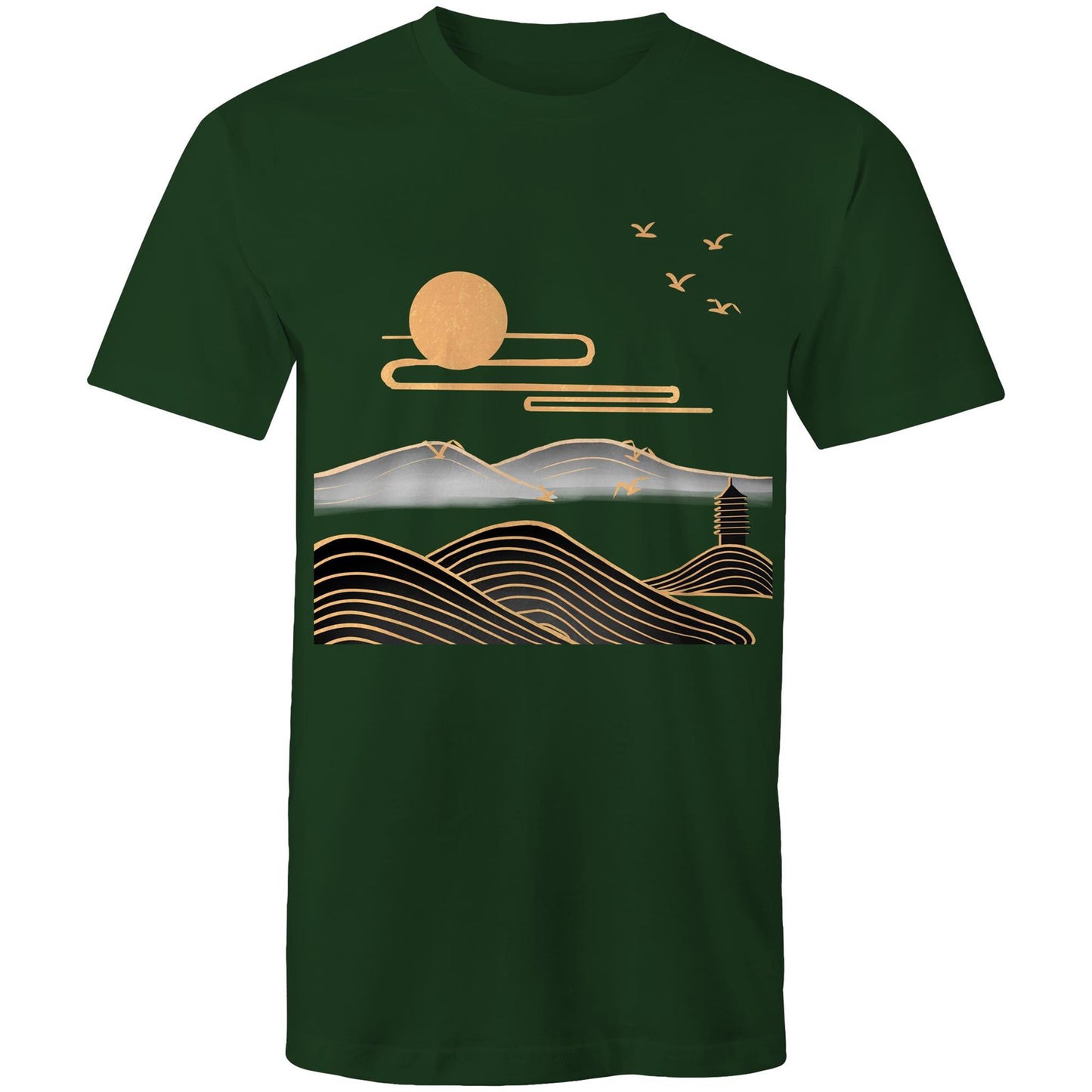 Men's Earthfolk T shirt - Nature's Rise