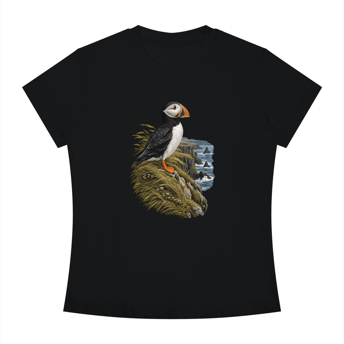 Women's Earthfolk Puffin Graphic T-Shirt