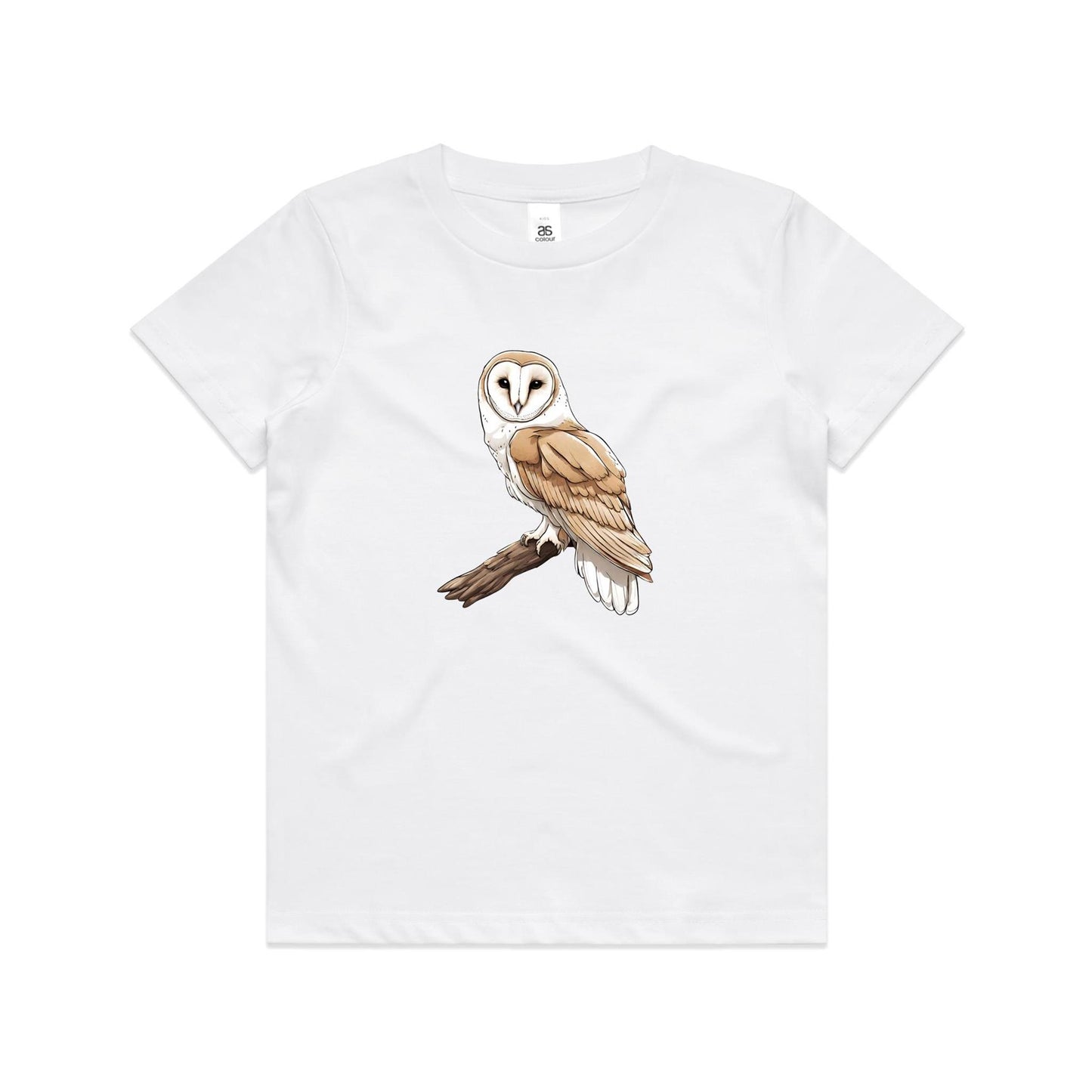 Kid's Earthfolk T-shirt - Barn Owl