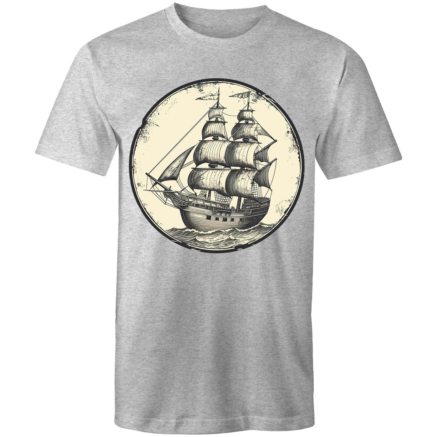 Men's Earthfolk Printed T shirt - Tall Ship