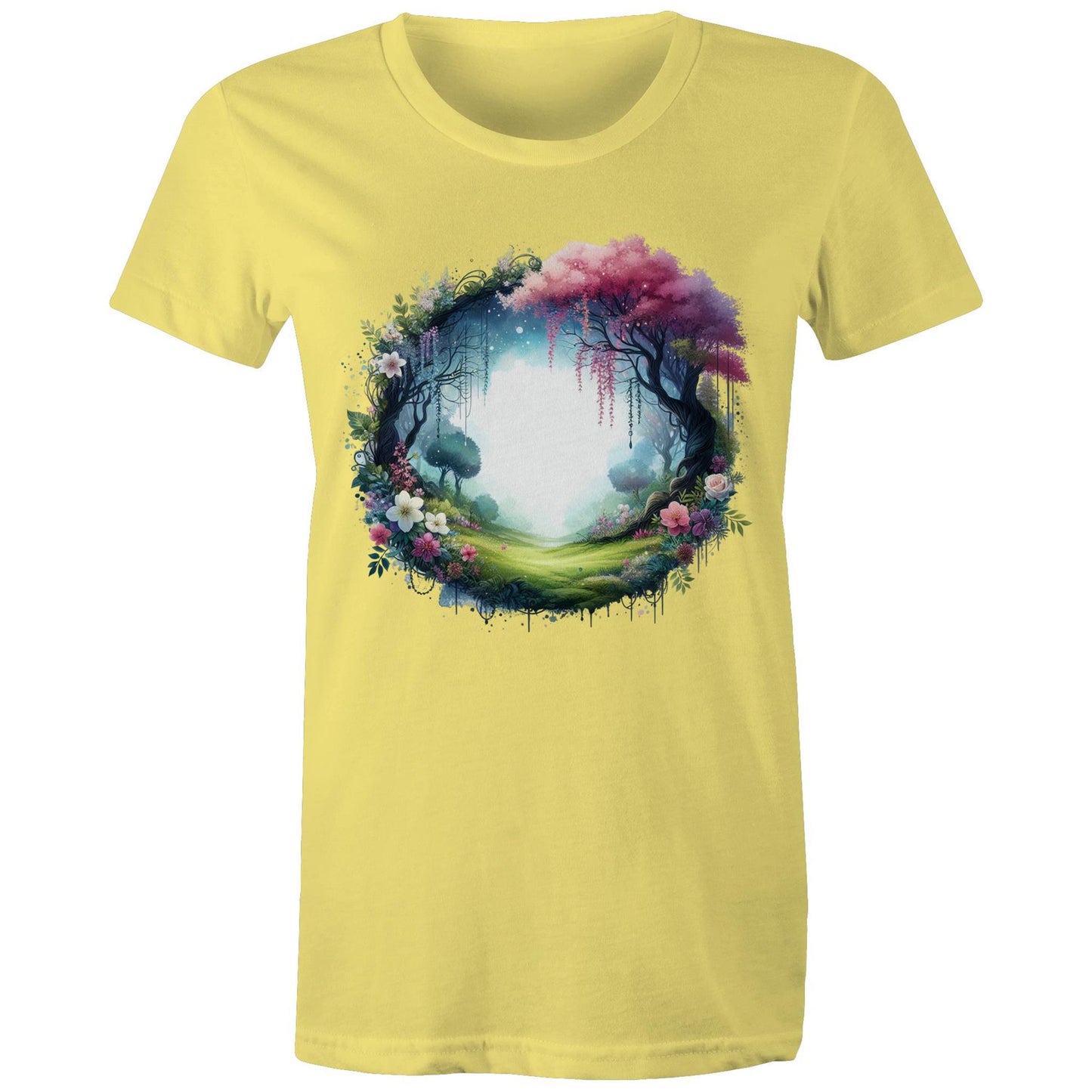 Women's Earthfolk Printed T shirt - Magickal Portal