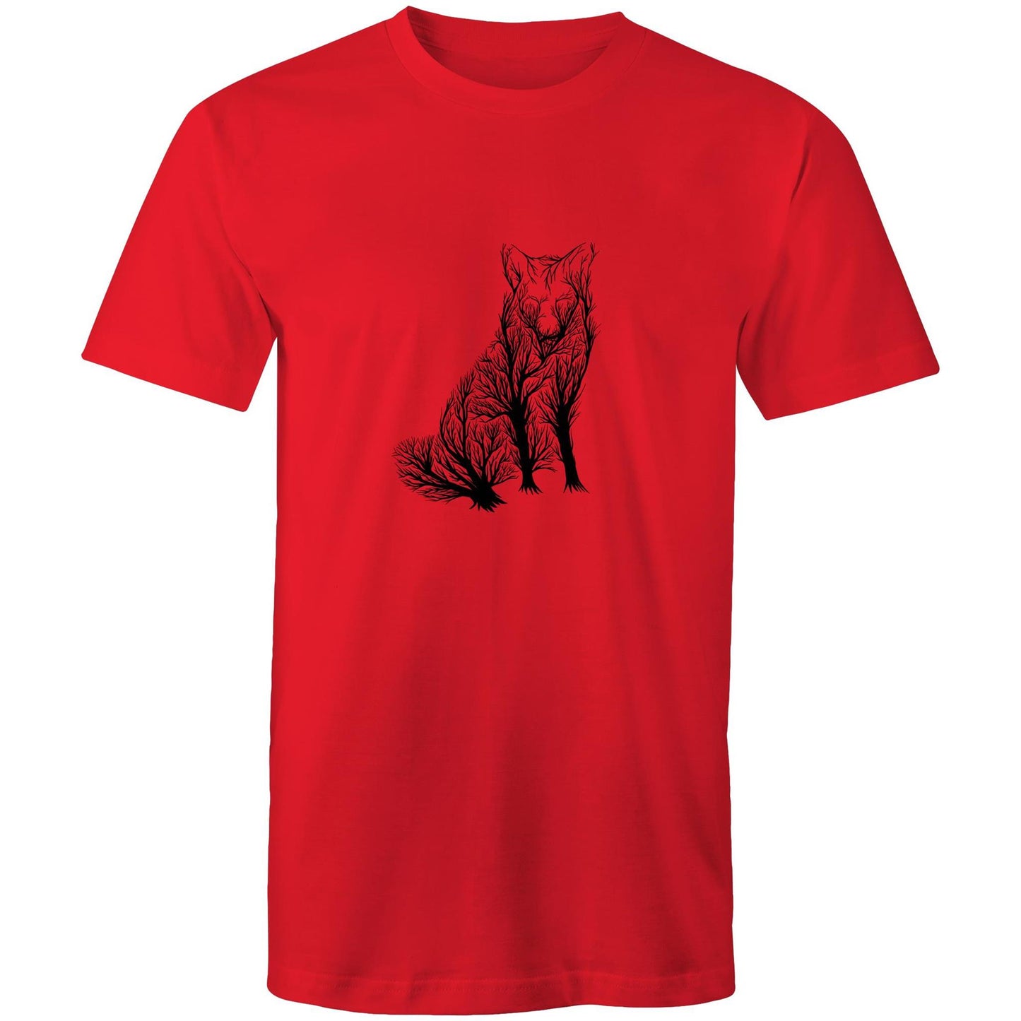 Men's Earthfolk T shirt -Graphic Fox T-shirt