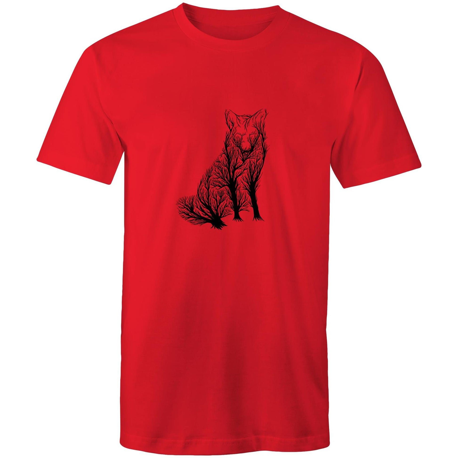 Men's Earthfolk T shirt -Graphic Fox T-shirt