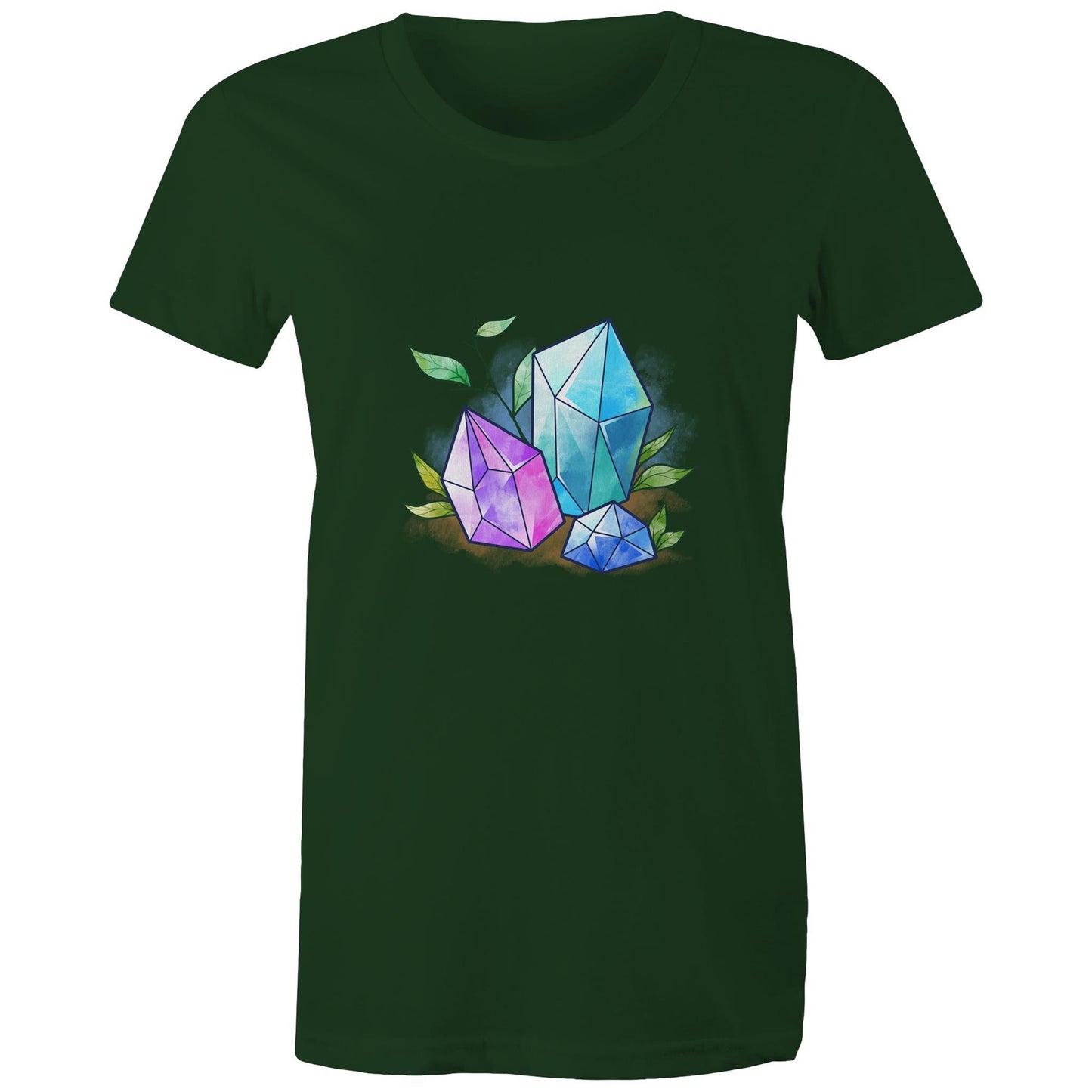 Women's Earthfolk T shirt - Water Crystals