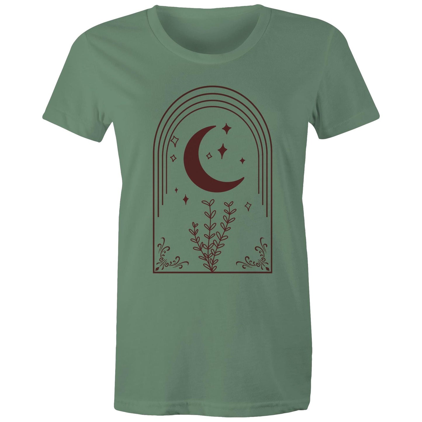 Women's Earthfolk T shirt - Moon Arch