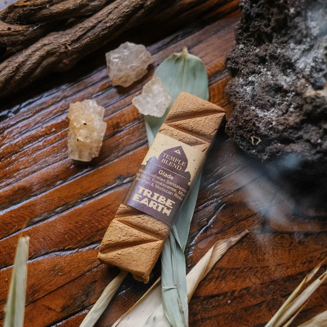 Sandalwood & Resin Incense (Glade Temple Blend) - Tribe Earth