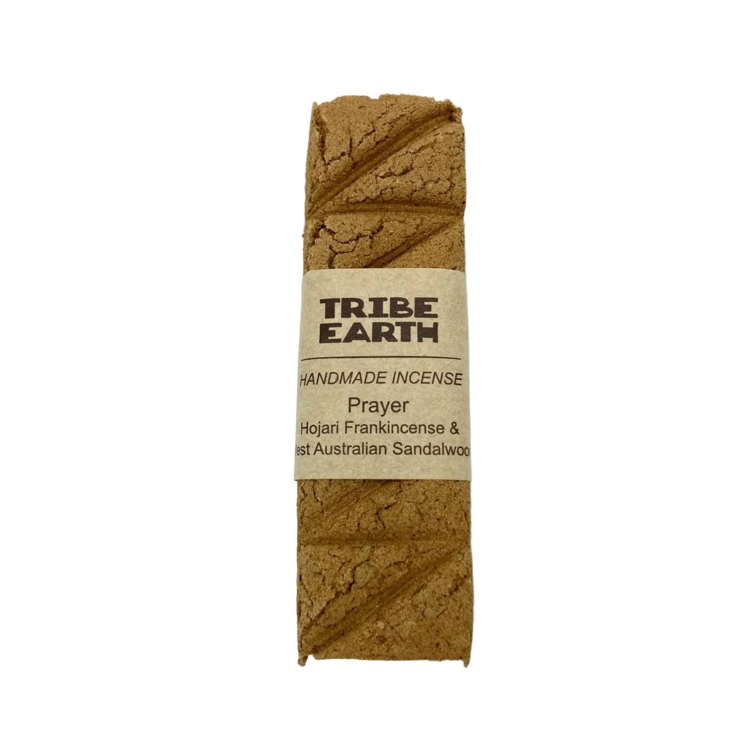 Tribe Earth handmade incense stick package on a white background