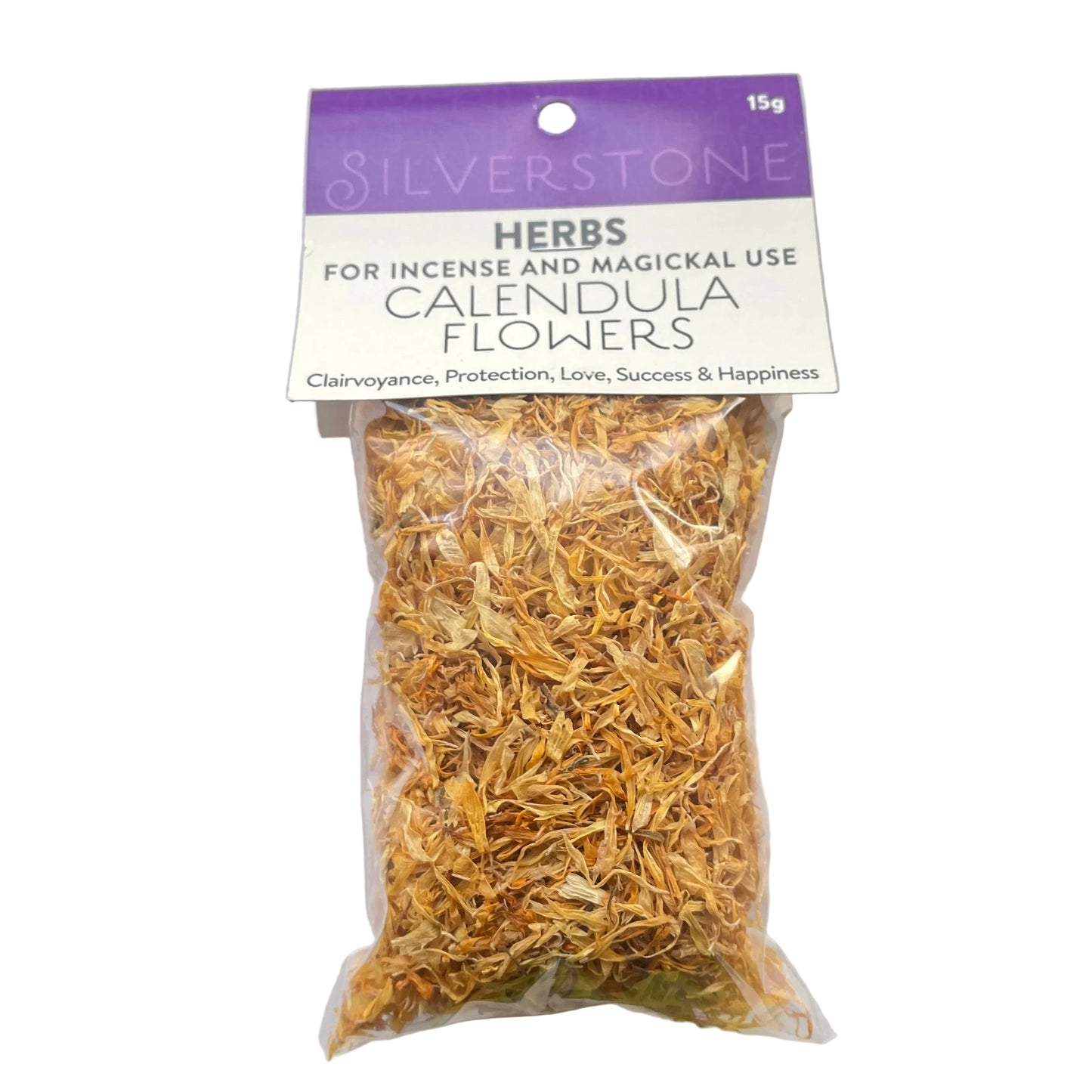 Calendula dried for spells, magick and incense