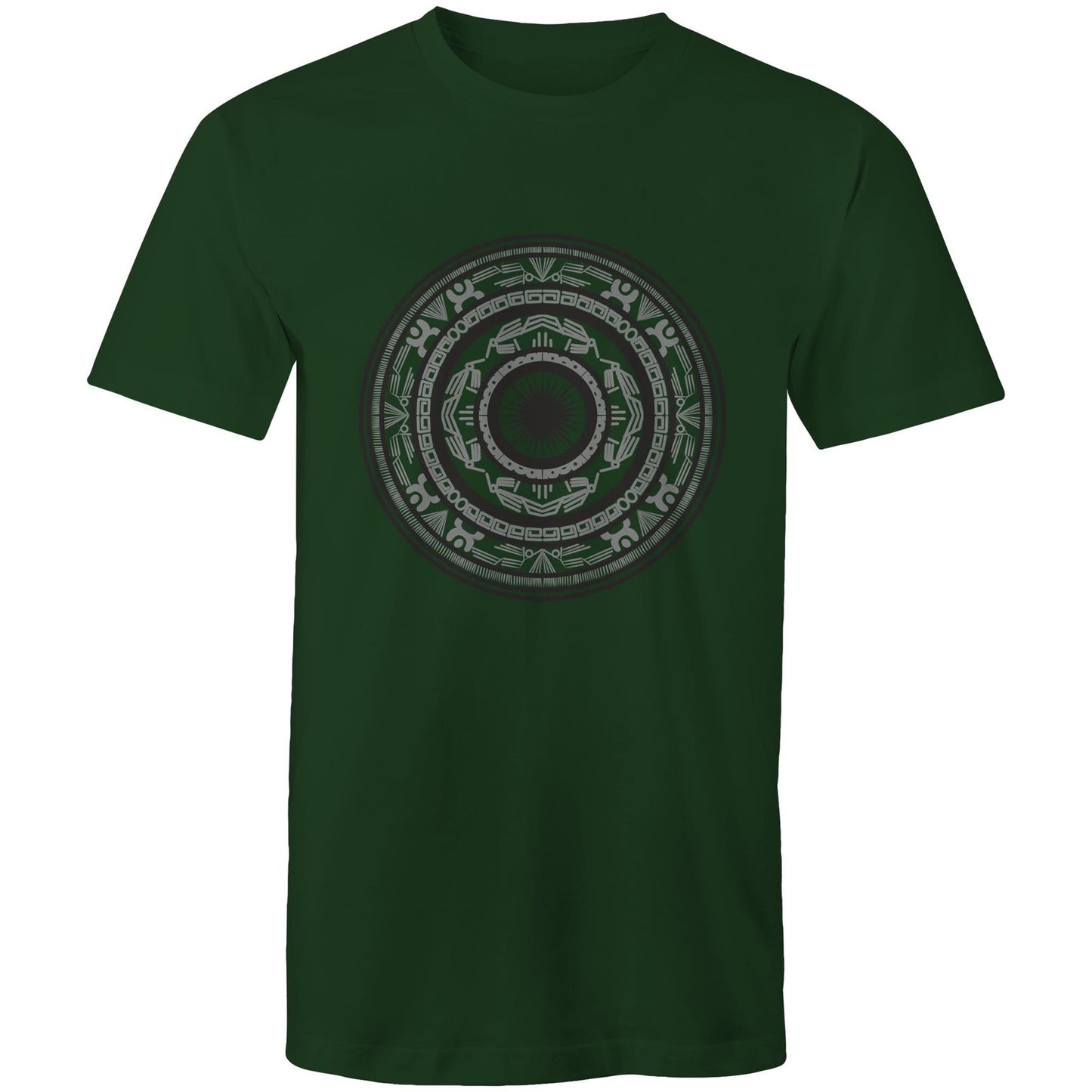 Men's Earthfolk T shirt - Totem Drum - The Crescent Moon