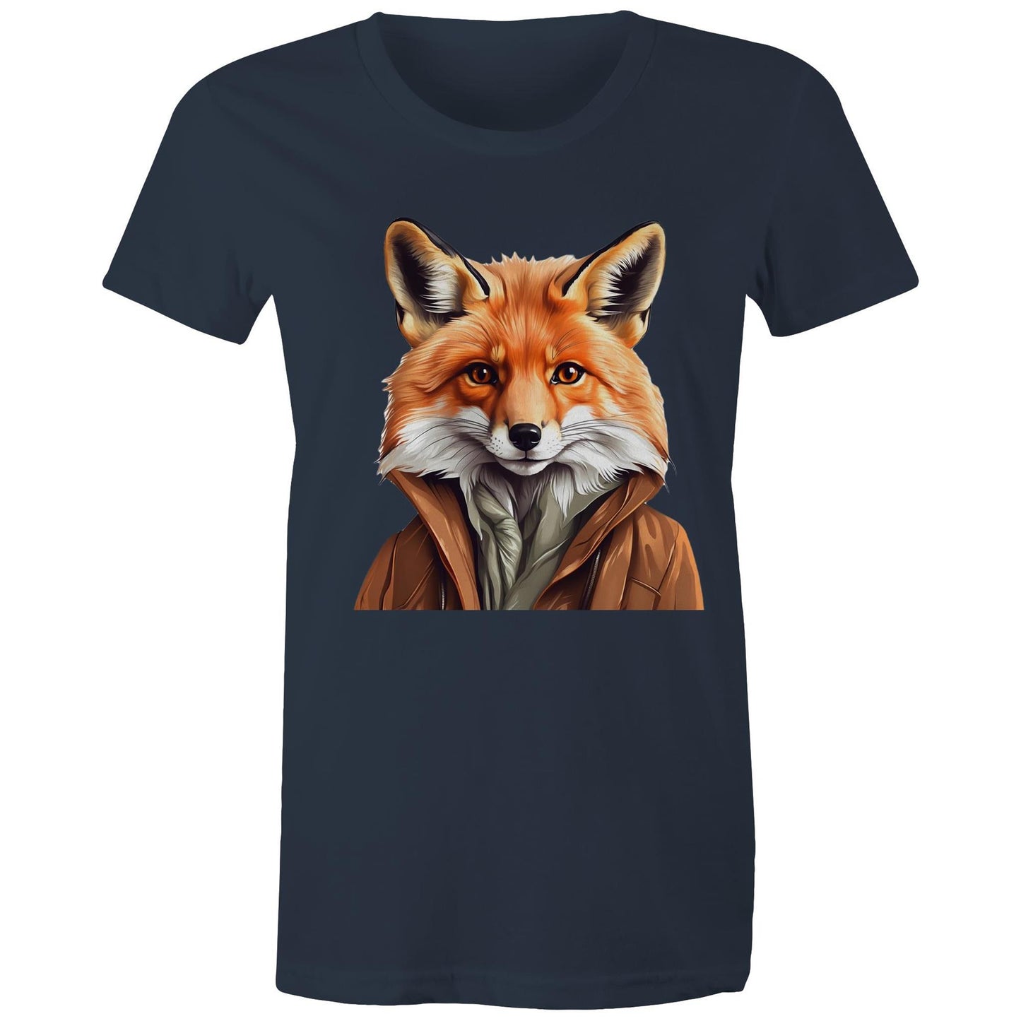 Women's Earthfolk Printed T shirt - Fantastic Fox