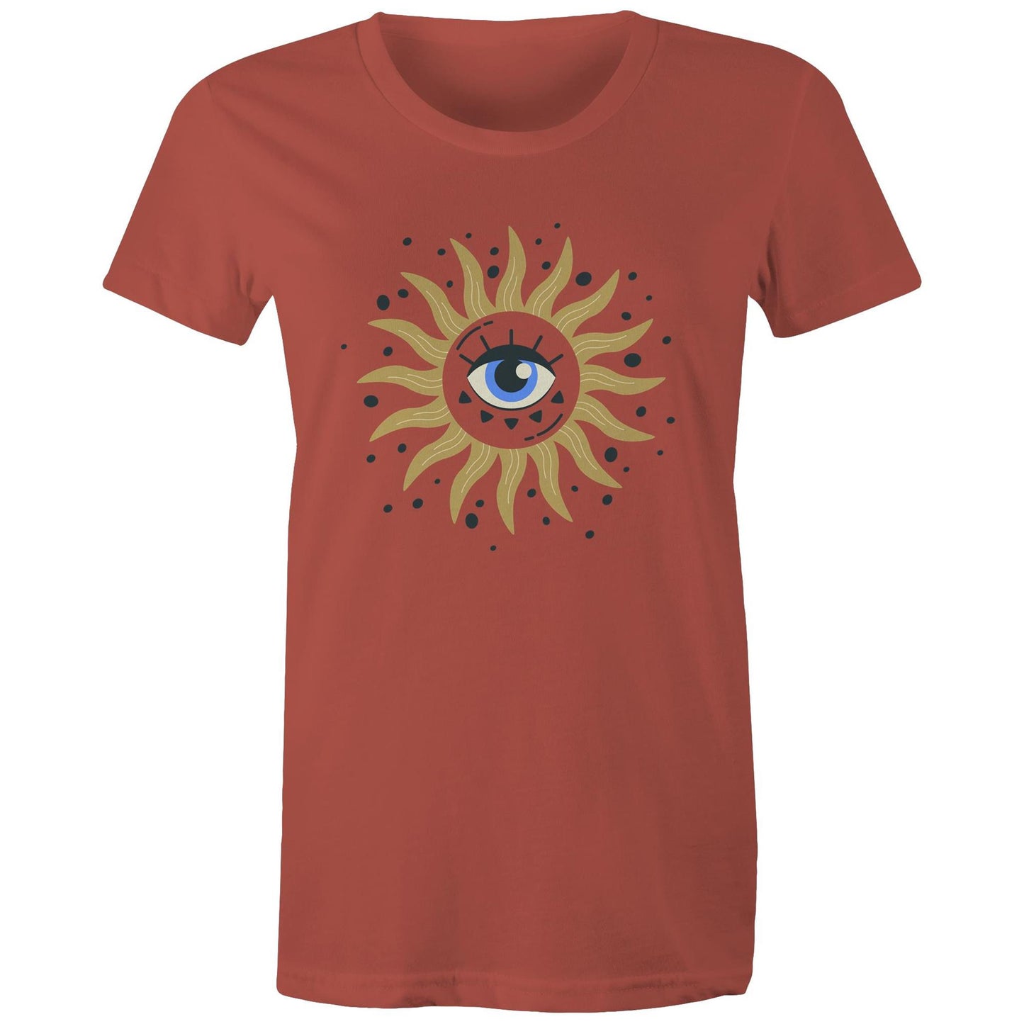 Women's earthfolk T shirt - Eye to the Soul