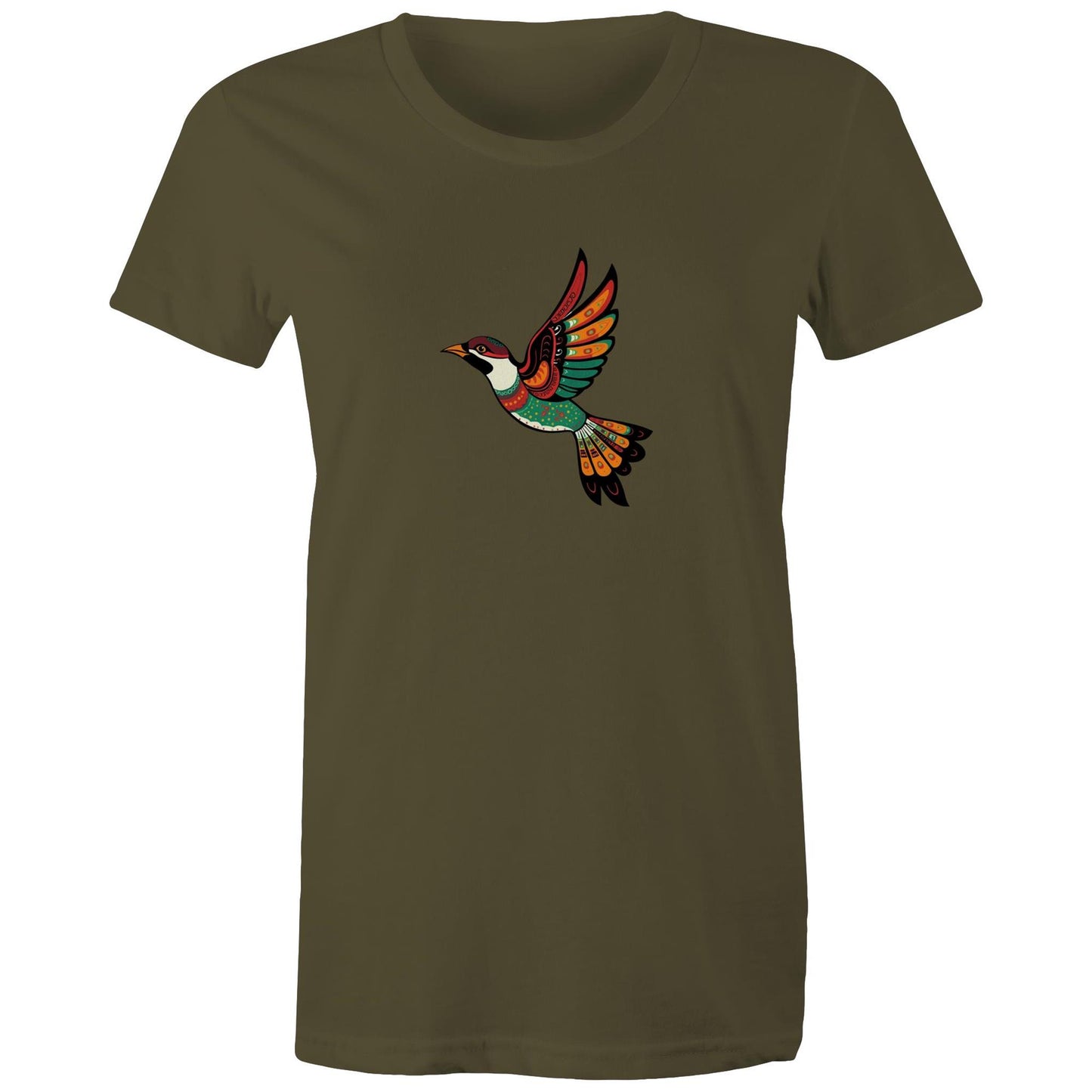 Women's Earthfolk T shirt - Song Bird
