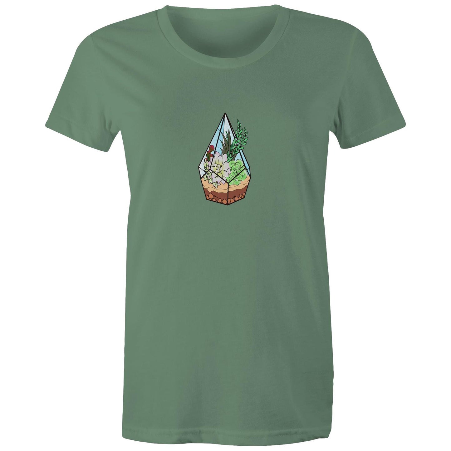 Women's Earthfolk Printed T shirt - Terrarium