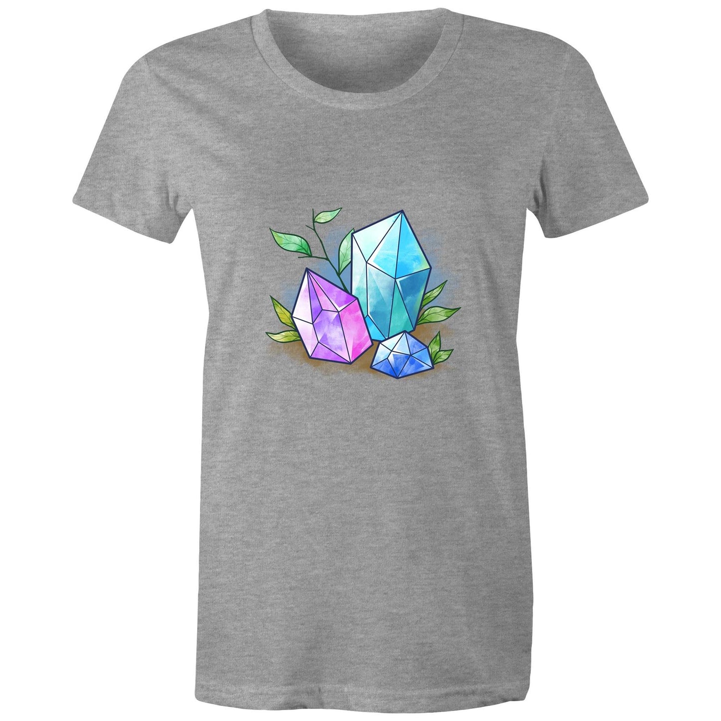 Women's Earthfolk T shirt - Water Crystals