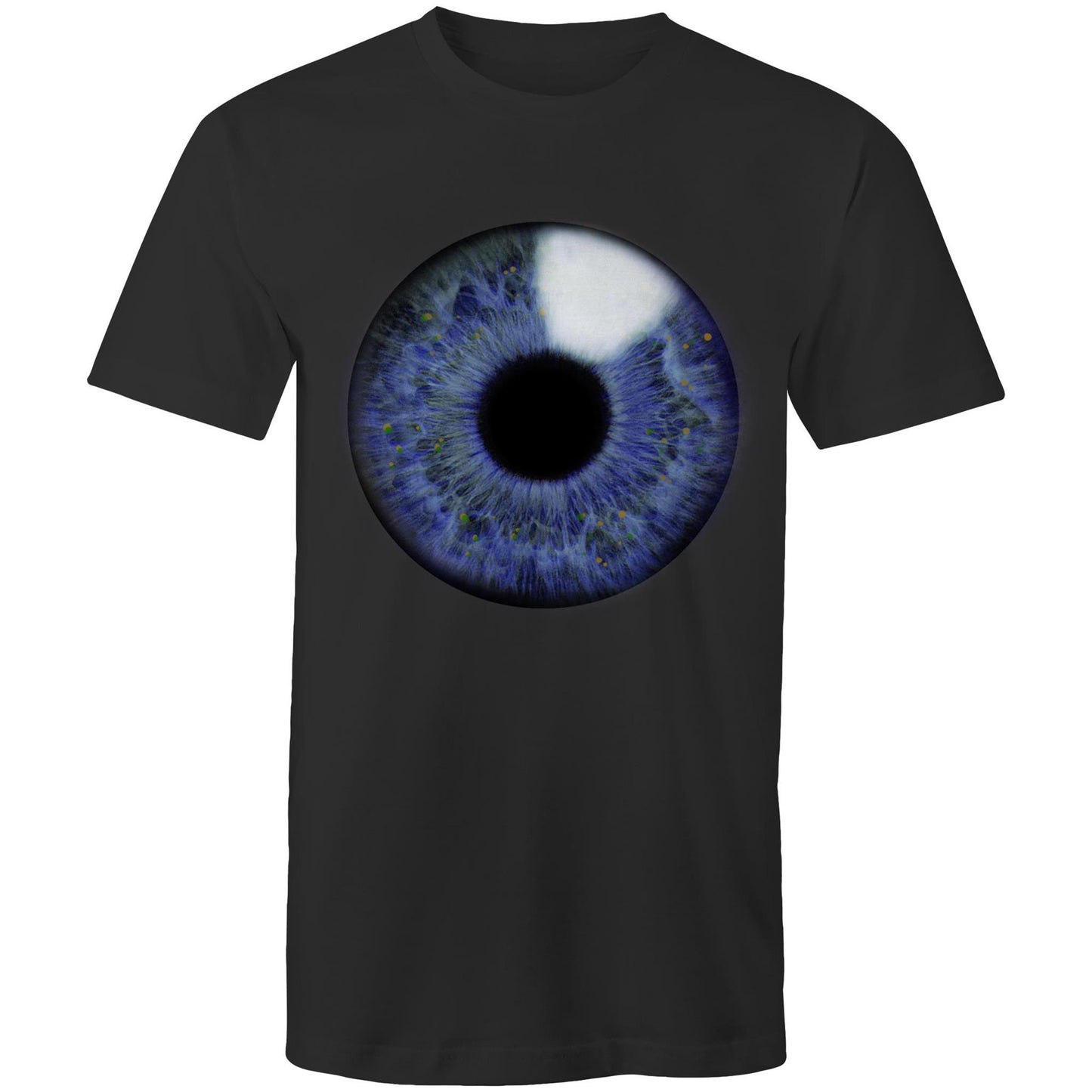 Earthfolk Printed T shirt - Mens Relaxed Fit - Eyeball - The Crescent Moon