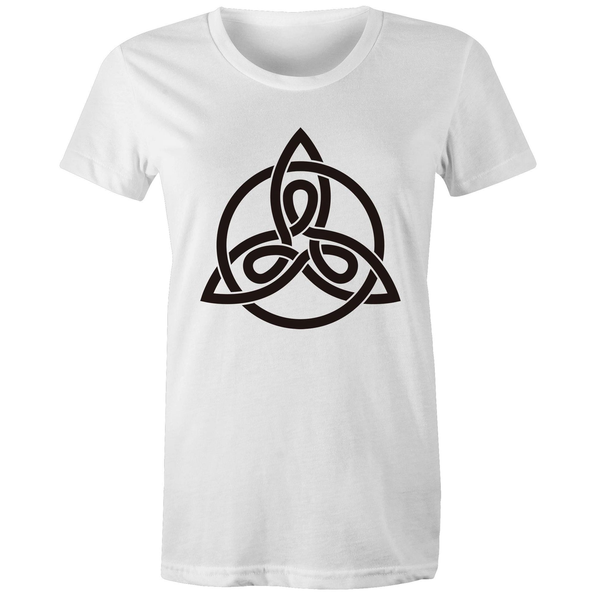 Women's Earthfolk T shirt - Celtic Knot - The Crescent Moon