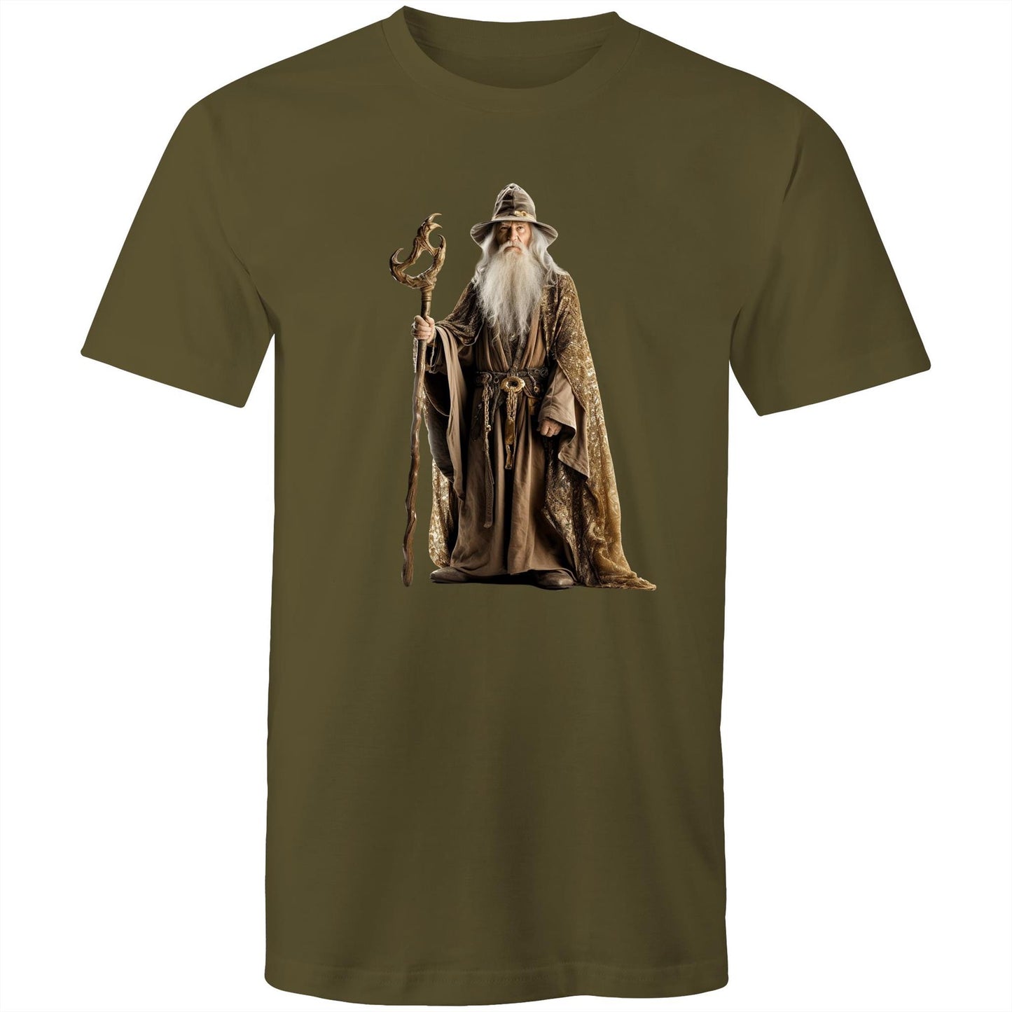 Men's Earthfolk Printed T shirt - Wise Wizard